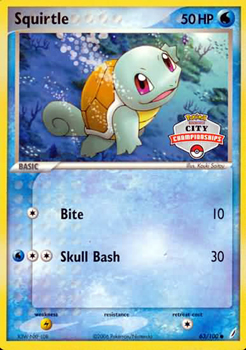 Squirtle 63/100 City Championships