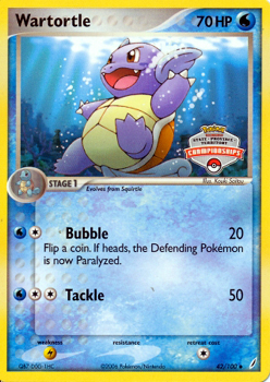 Wartortle - 42/100 - (State, Providence, Territory Championships) Uncommon