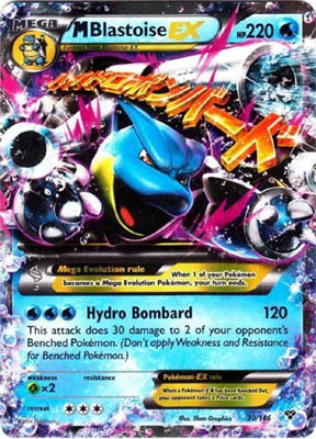 Pokemon Trading Card Game Blastoise EX 29/146 Full Art Holo XY Pokemon