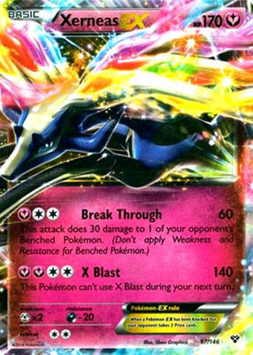 Pokemon Trading Card Game Xerneas EX 97 Holo XY Pokemon