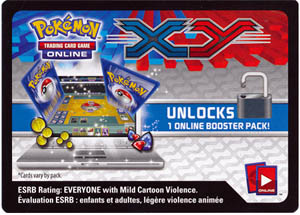 Pokemon Trading Card Game XY online card code